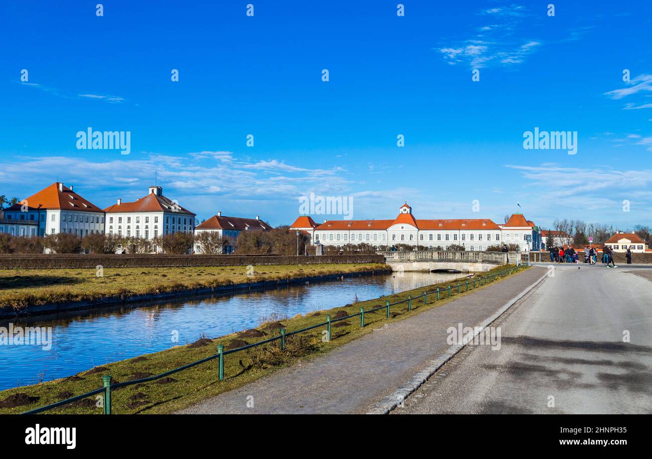 Schloss Nymphenburg, die Sommerresidenz der bayerischen Könige Stockfoto