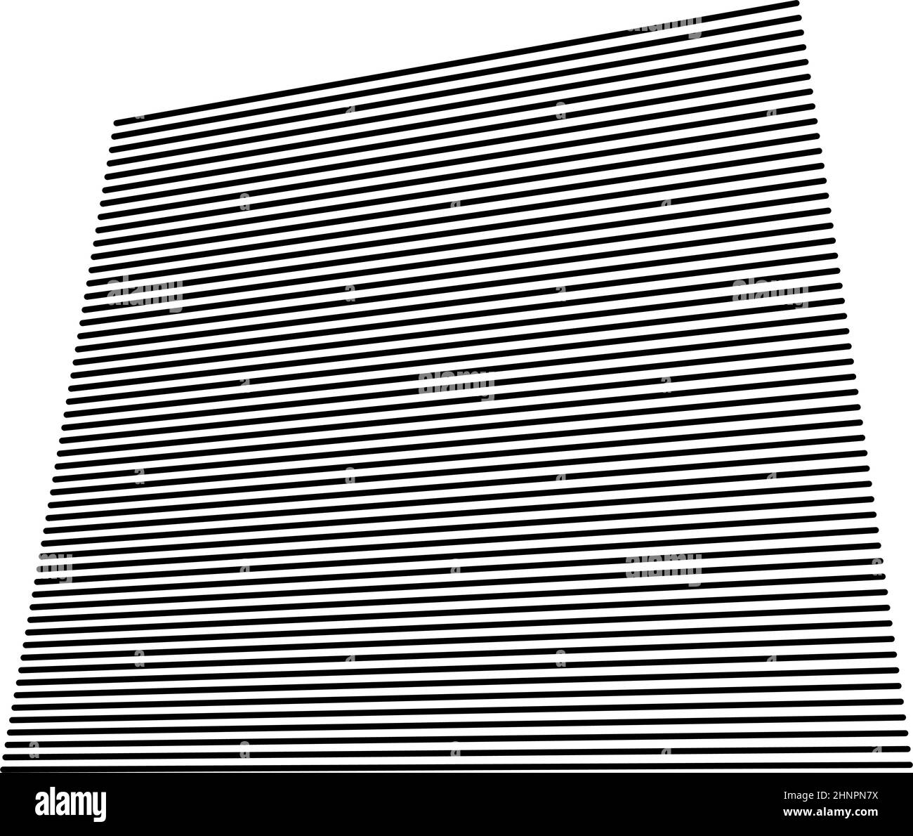 Gerade parallele Linien 3D perspektivisches Element - Stock-Vektor-Illustration, Clip-Art-Grafiken Stock Vektor