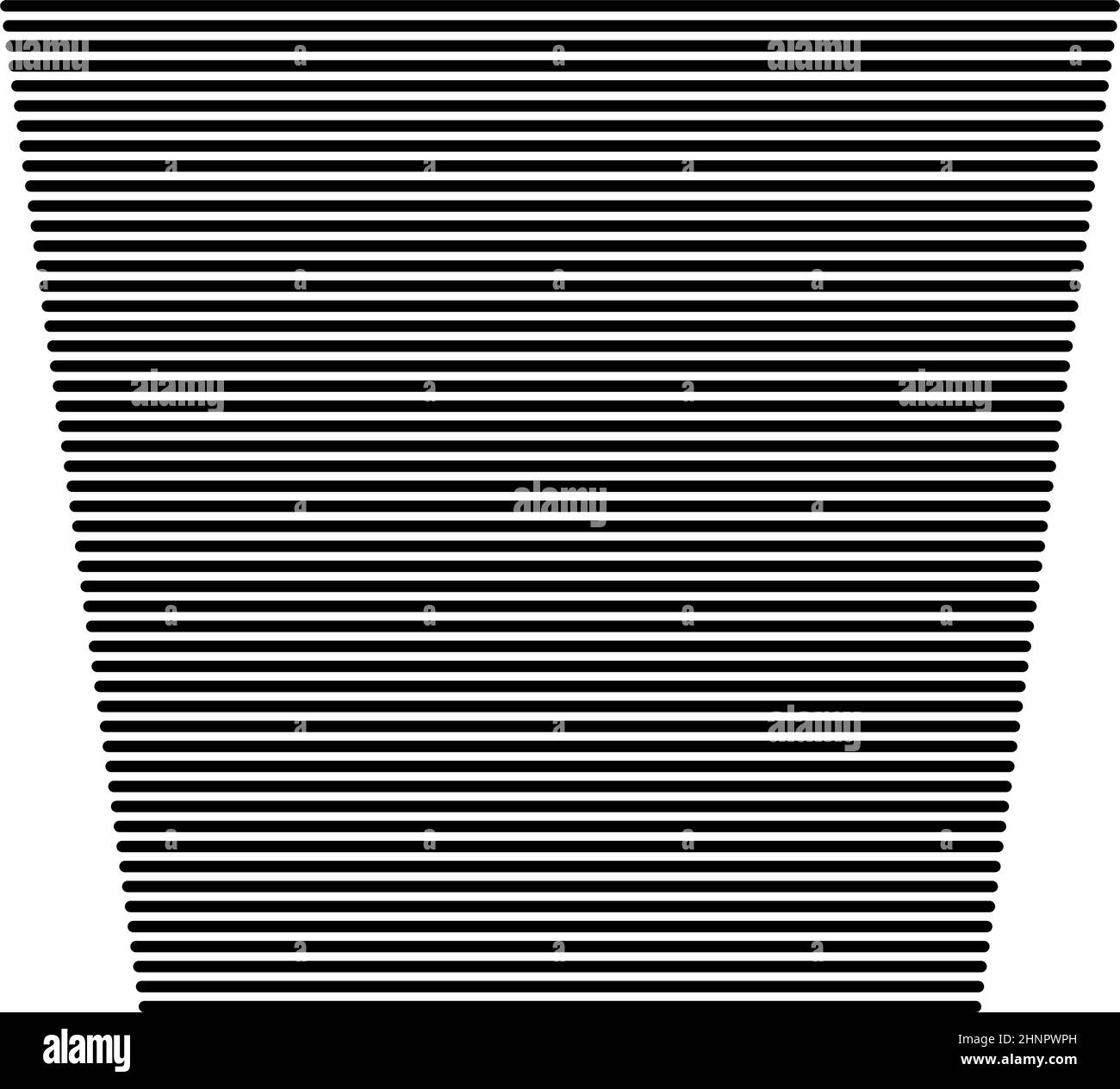 Gerade parallele Linien 3D perspektivisches Element - Stock-Vektor-Illustration, Clip-Art-Grafiken Stock Vektor