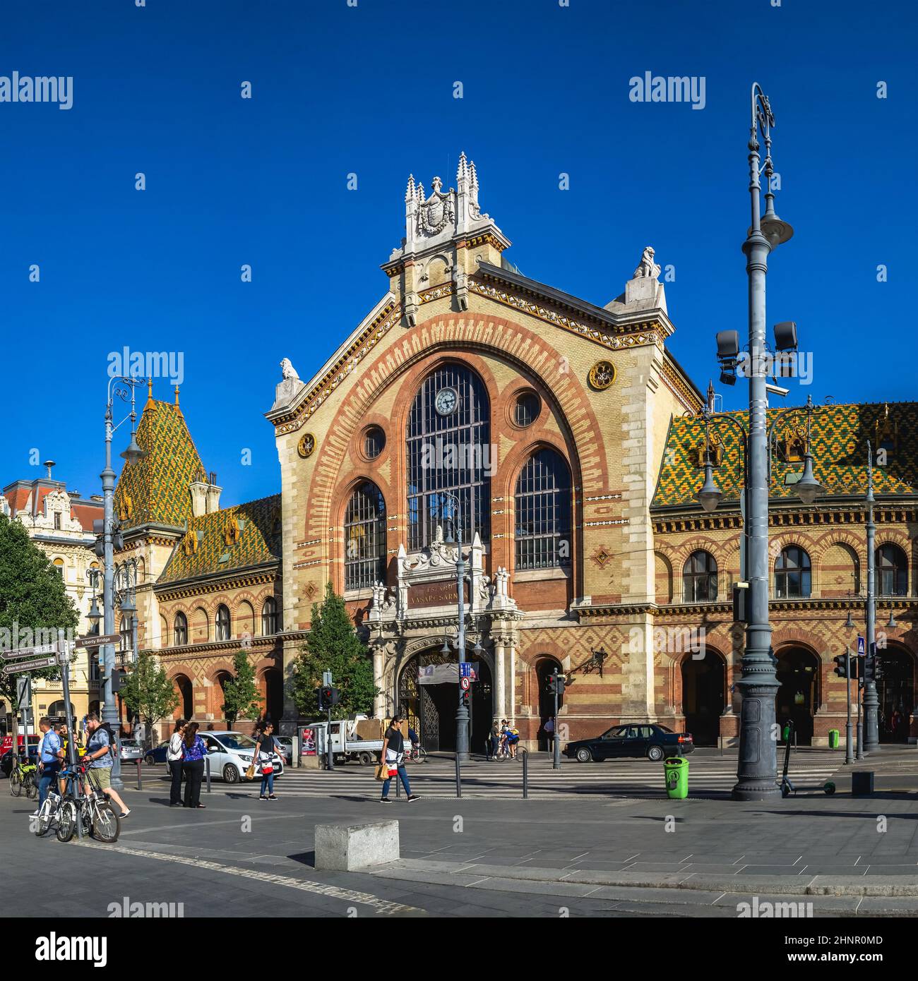 Zentraler Markt in Budapest, Ungarn Stockfoto