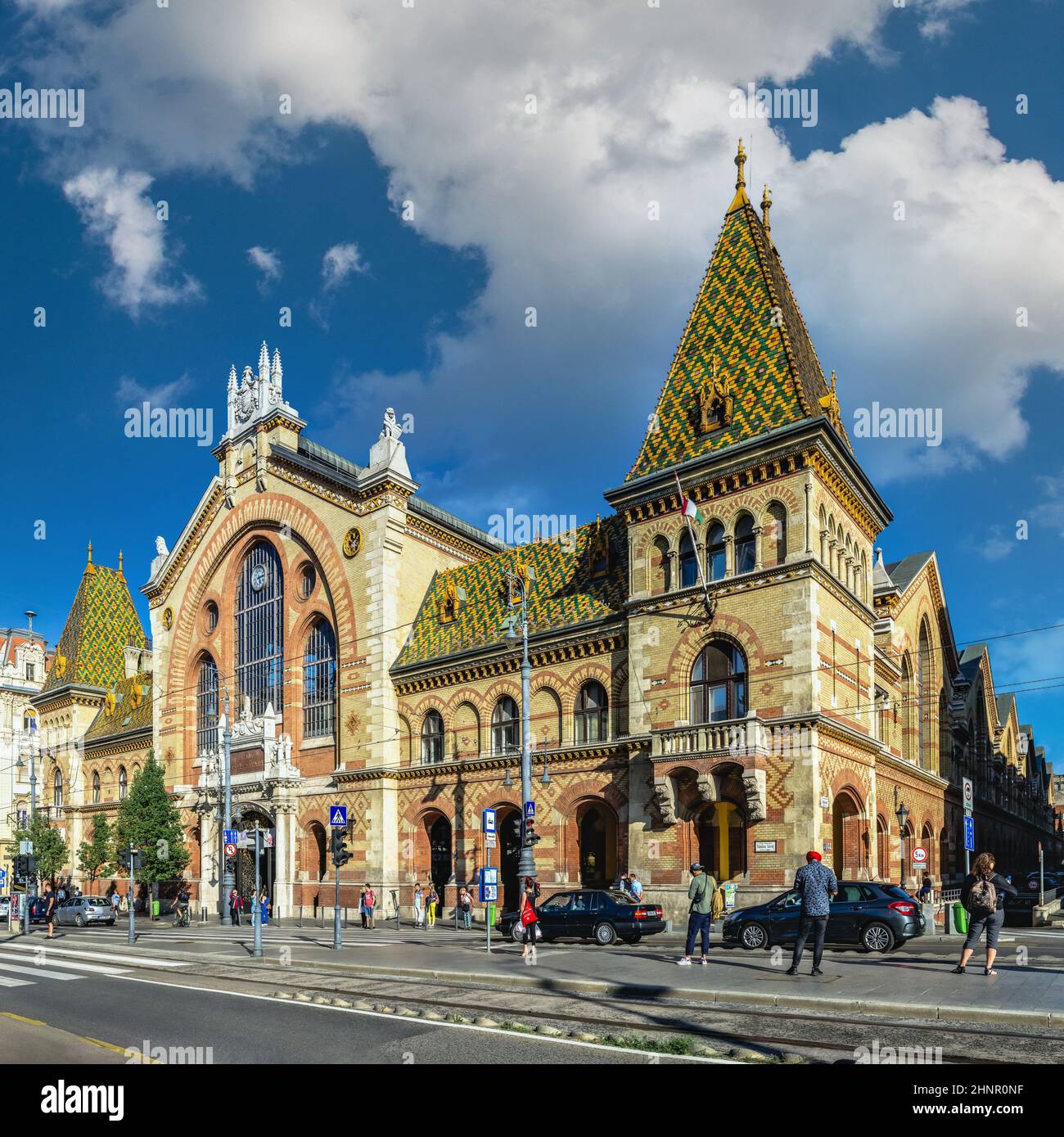 Zentraler Markt in Budapest, Ungarn Stockfoto