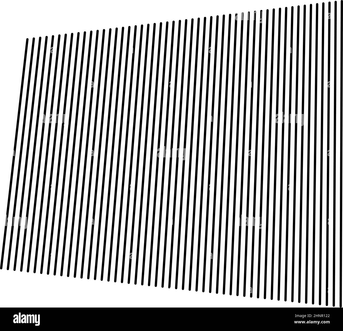 Gerade parallele Linien 3D perspektivisches Element - Stock-Vektor-Illustration, Clip-Art-Grafiken Stock Vektor