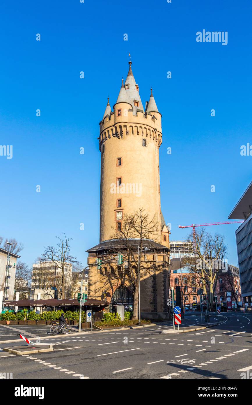 Eschenheimer Turm, Frankfurt Stockfoto