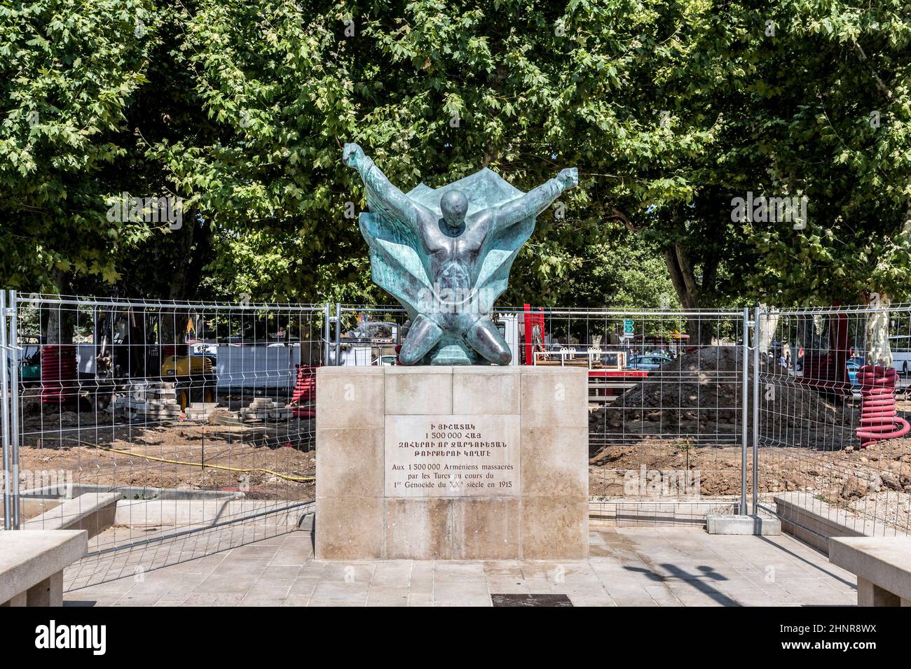 Denkmal für den Völkermord an den armeniern Stockfoto