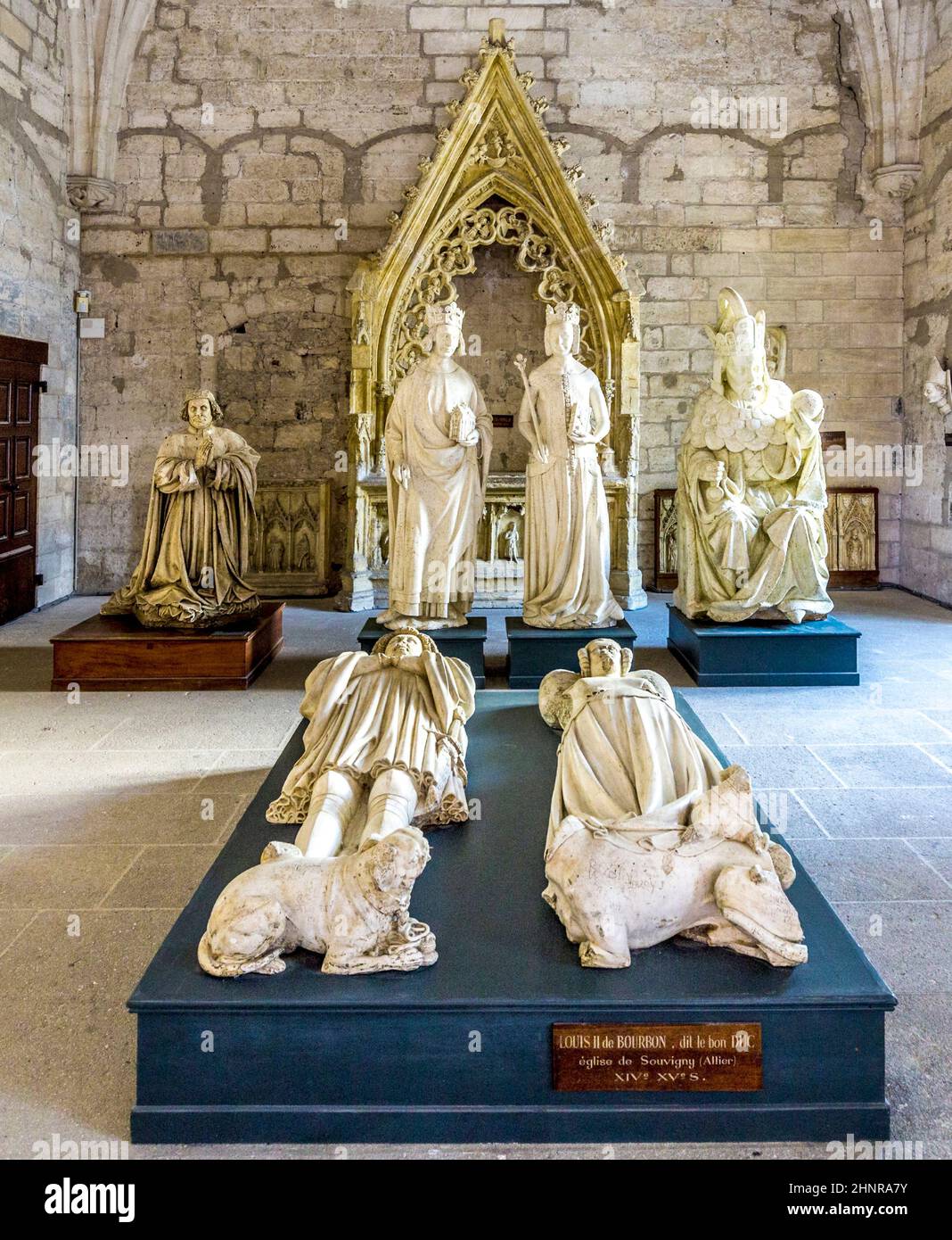 Im Norden der Sakristei des Papstpalastes in Avignon, Frankreich Stockfoto