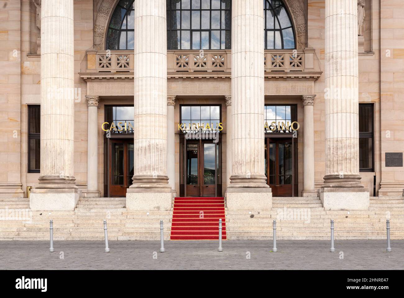 Die berühmten historischen Casino in Wiesbaden, Deutschland Stockfoto