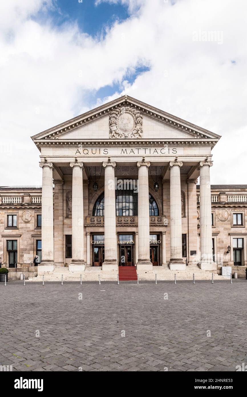 Die berühmten historischen Casino in Wiesbaden, Deutschland Stockfoto