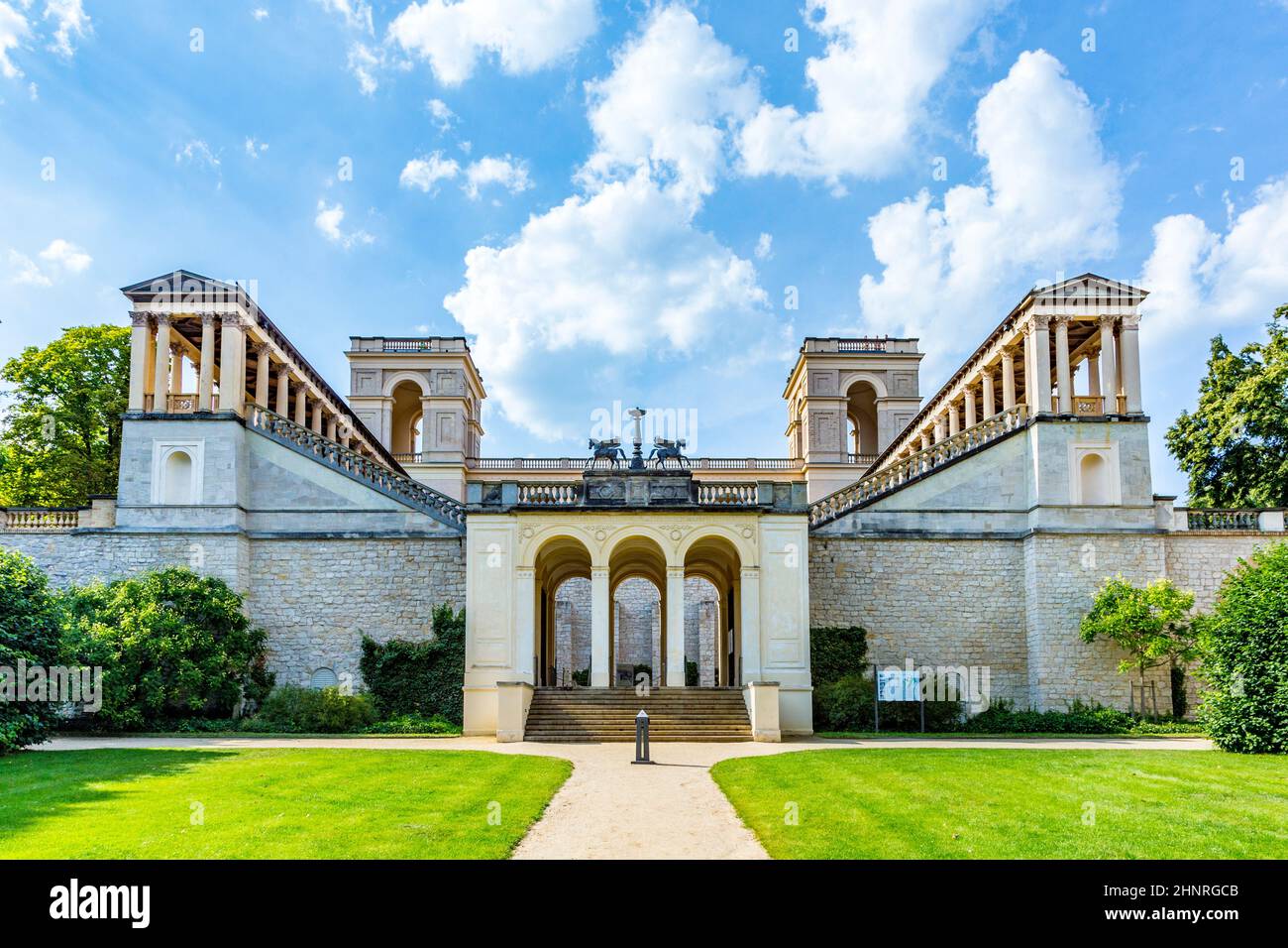 Belvedere, ein Schloss im Neuen Garten auf dem Pfingstberg Stockfoto