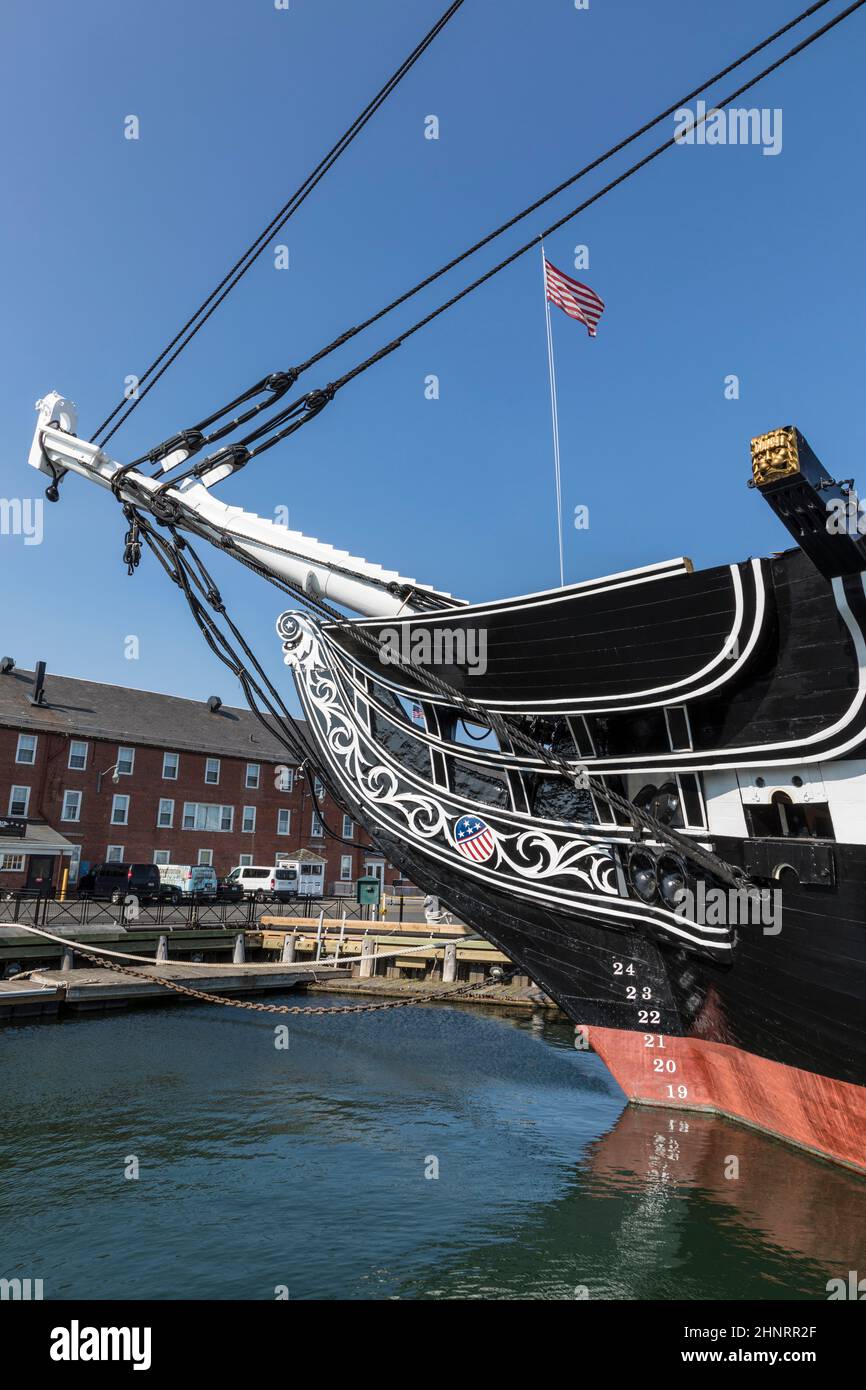 USS Constitution, Boston, USA Stockfoto