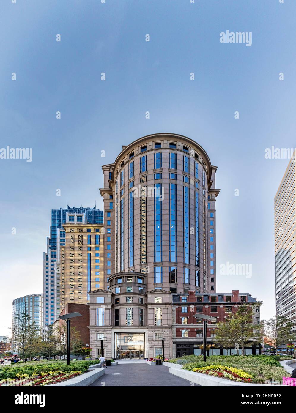 Moderne und historische Gebäude in Boston, USA Stockfoto