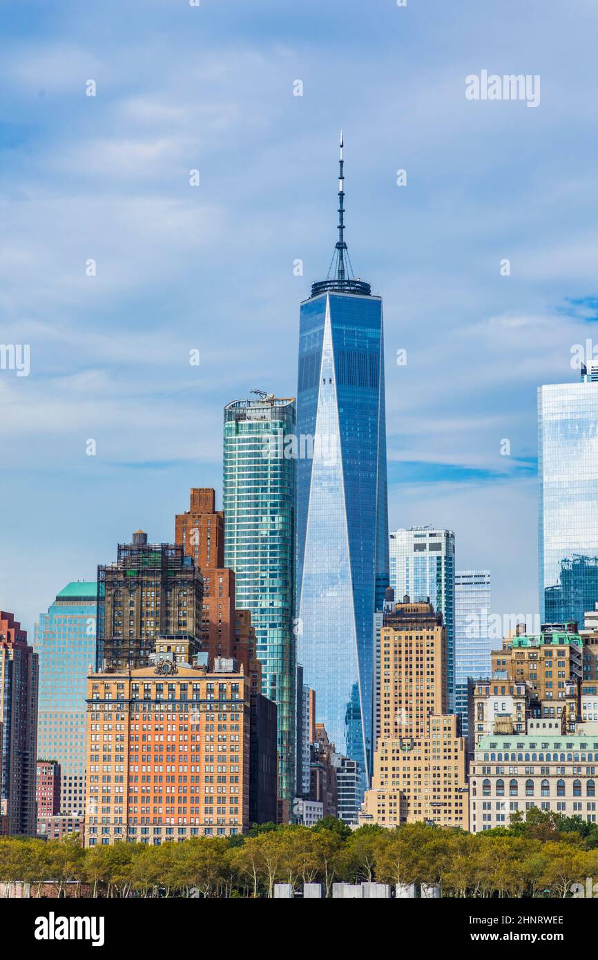 Freedom Tower in Lower Manhattan Stockfoto