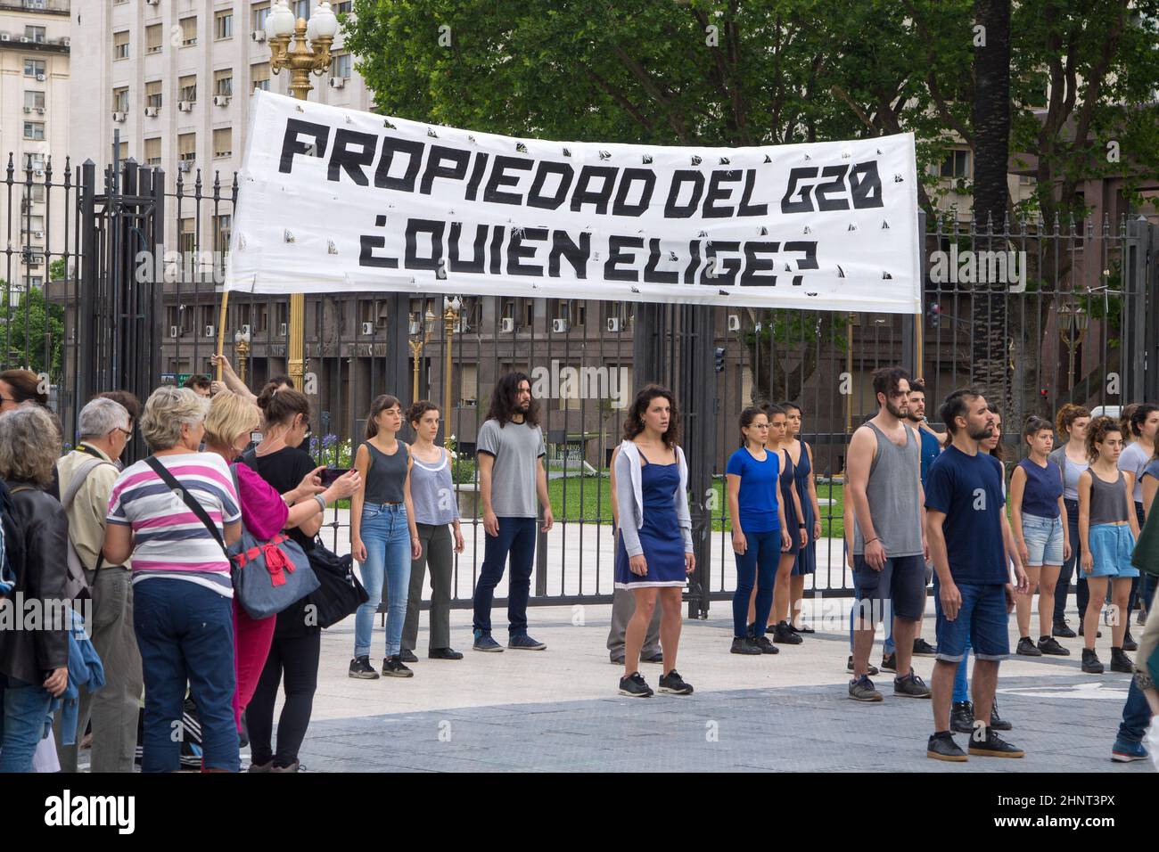 Plaza de Mayo, Hauptplatz von Buenos Aires, Argentinien Stockfoto