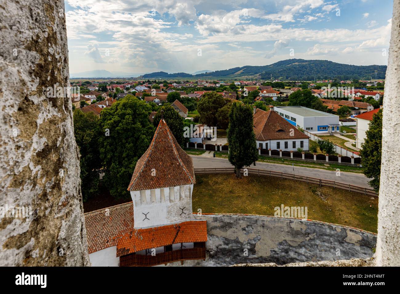 Die Schlosskirche von harman in Rumänien Stockfoto