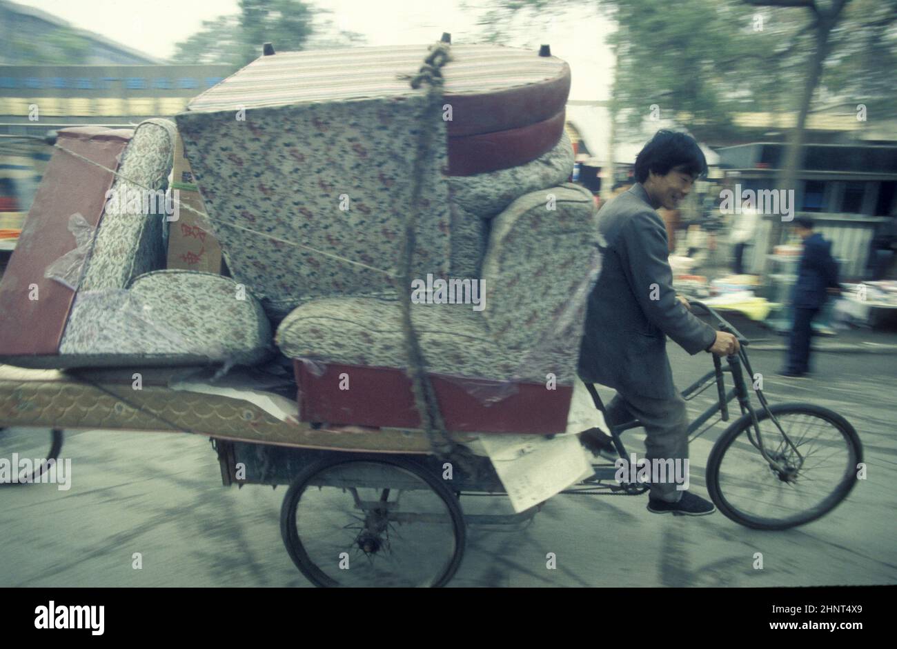 CHINA XIAN STADTVERKEHR Stockfoto