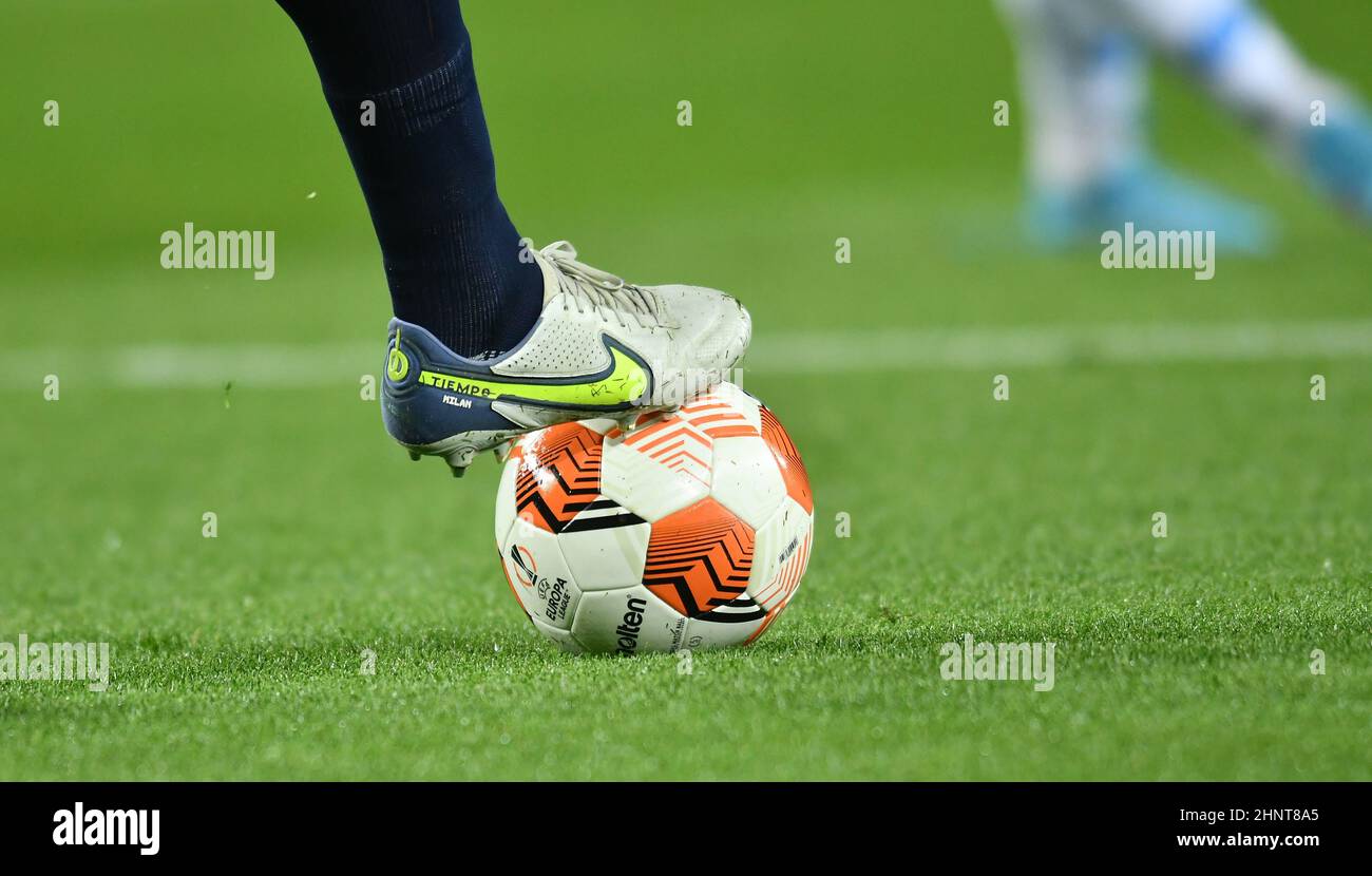 Barcelona, Spanien.17. Februar 2022. Europa League-Spiel zwischen dem FC Barcelona und dem SSC Napoli im Camp Nou Stadium. Kredit: Rosdemora/Alamy Live Nachrichten Stockfoto