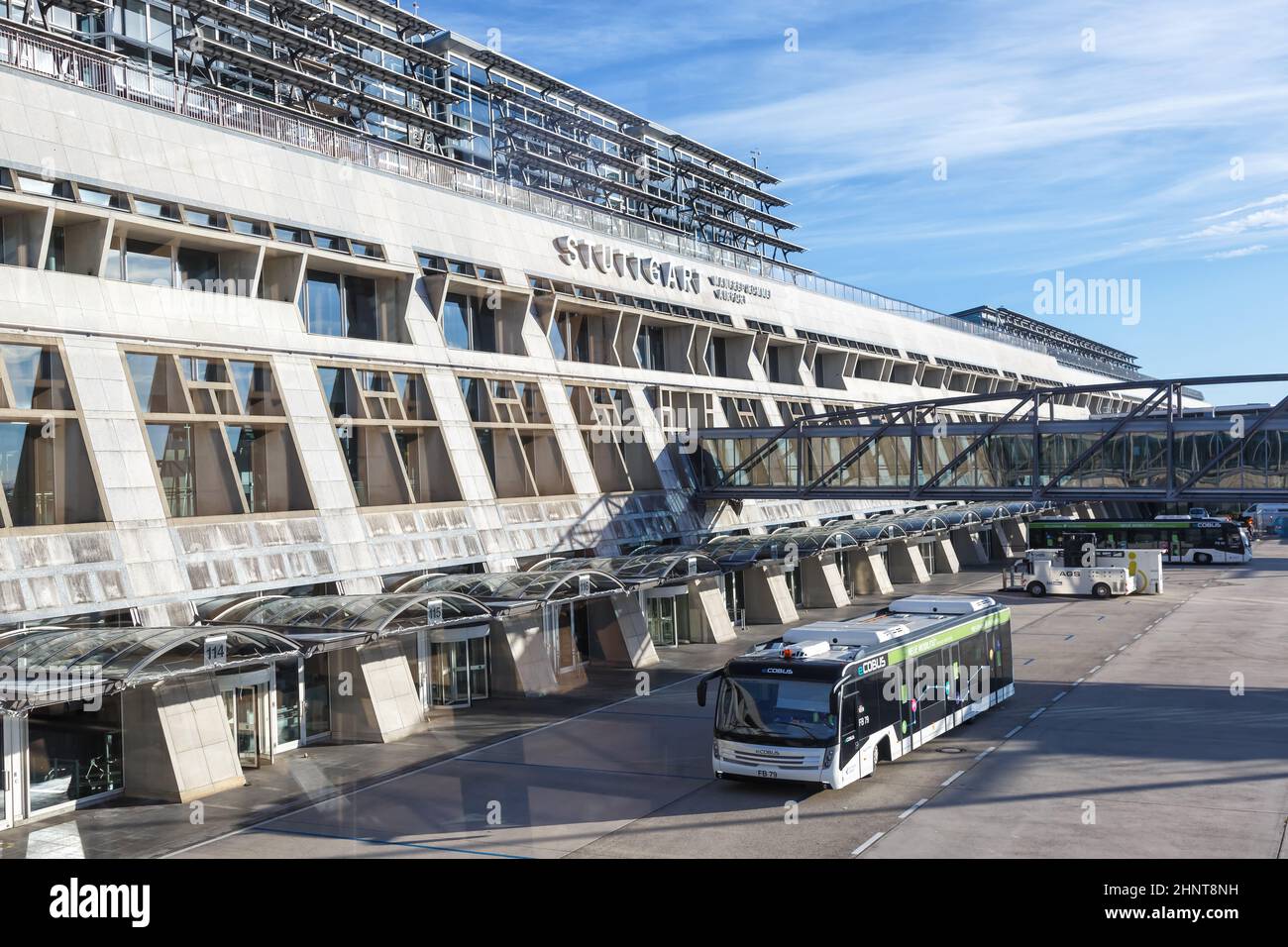 Terminal Stuttgart STR Airport in Deutschland Stockfoto
