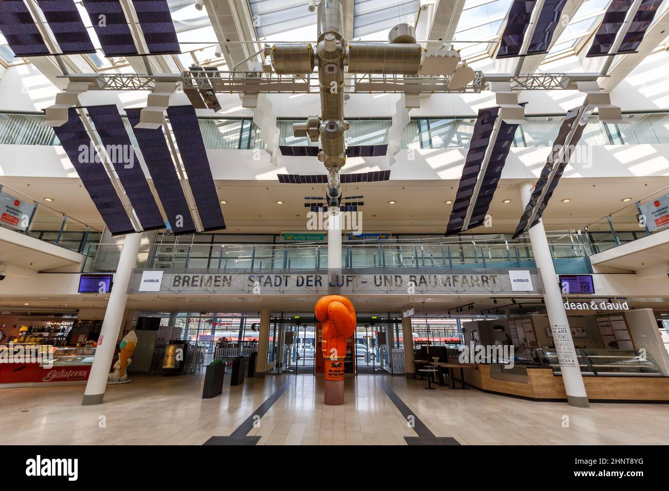 Bremen Airport BRE Terminal in Deutschland Stockfoto