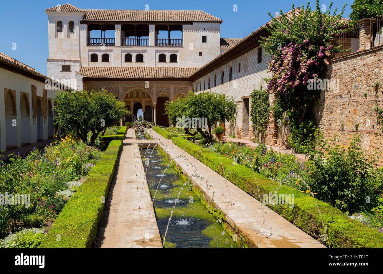 Alhambra de Granada Komplex Stockfoto