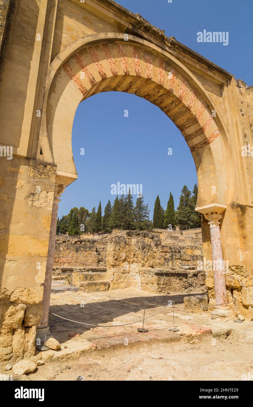 Palast von Medina Azahara Stockfoto