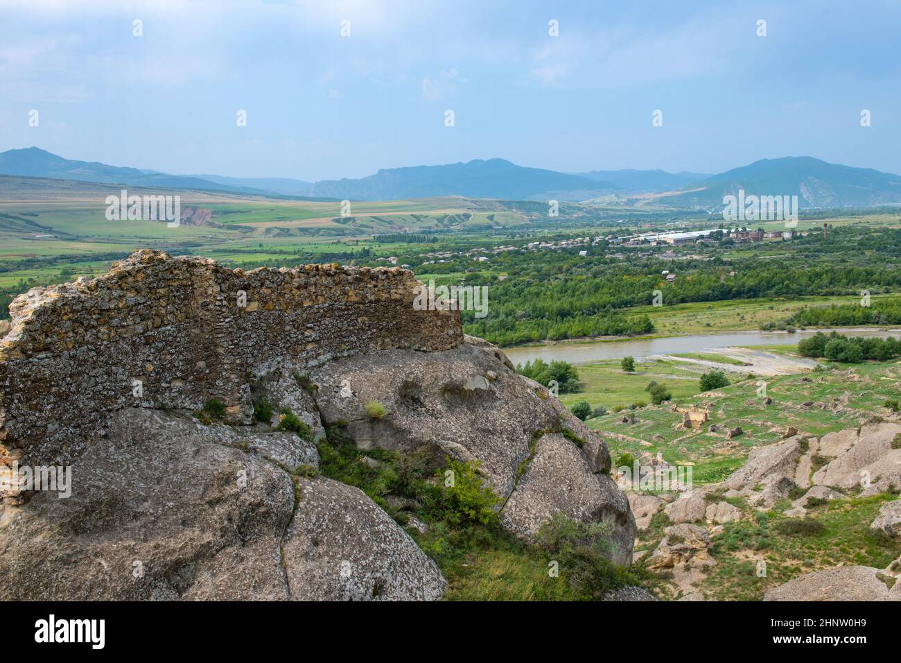 Uplistsikhe eines der wichtigsten Denkmäler der georgischen Kultur Stockfoto