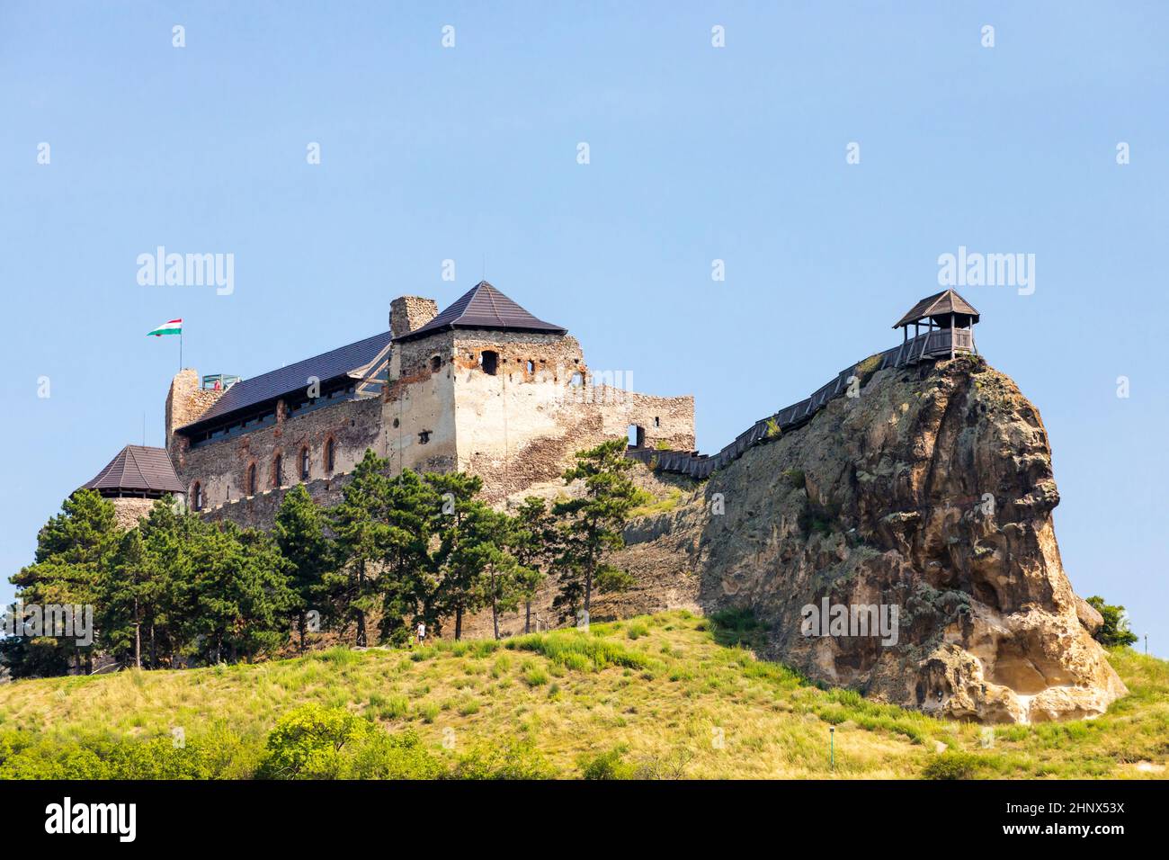 Schloss von Boldogko im nördlichen Ungarn Stockfoto