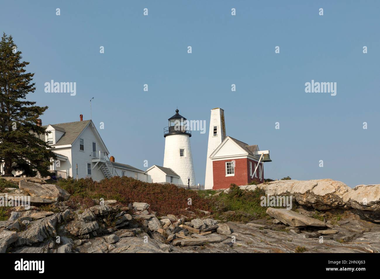 Der berühmte alte Leuchtturm von Bristol am Tag Stockfoto