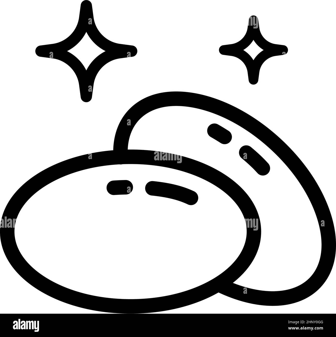 Pille, Kapsel umreißen Symbol. Vektor-Design-Element im Linienstil. Logo einfache Vorlage. Omega 3, A, D, K, C E Nahrungsergänzungsmittel, Multivitamin Fatty dr Stock Vektor