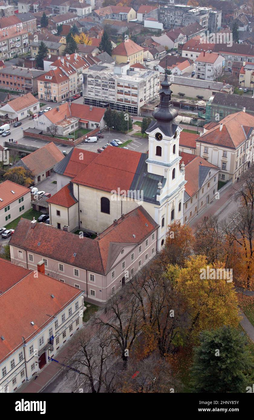 Kathedrale der Heiligen Teresa von Avila in Bjelovar, Kroatien Stockfoto