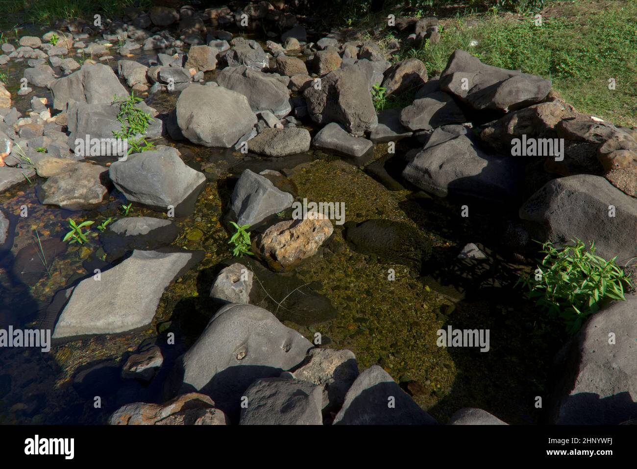 Ban Ban Springs war ein Treffpunkt für die Wakka Wakka und verschiedene andere Stämme Queensland Australien Stockfoto