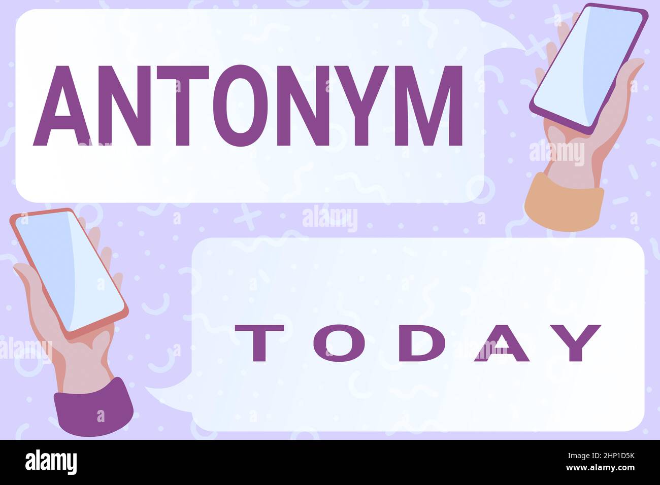 Schreiben Anzeigen von Text Antonym, Wort für Wort oder Phrase, deren Bedeutung das Gegenteil von einem anderen Wort ist Abstract Typing Scientific Articles, Creating A Stockfoto