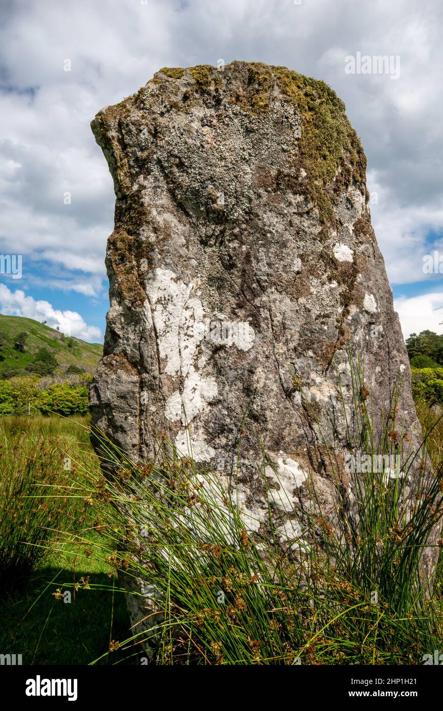 Lochbuie Standing Stones auf der Isle of Mull, Schottland Stockfoto