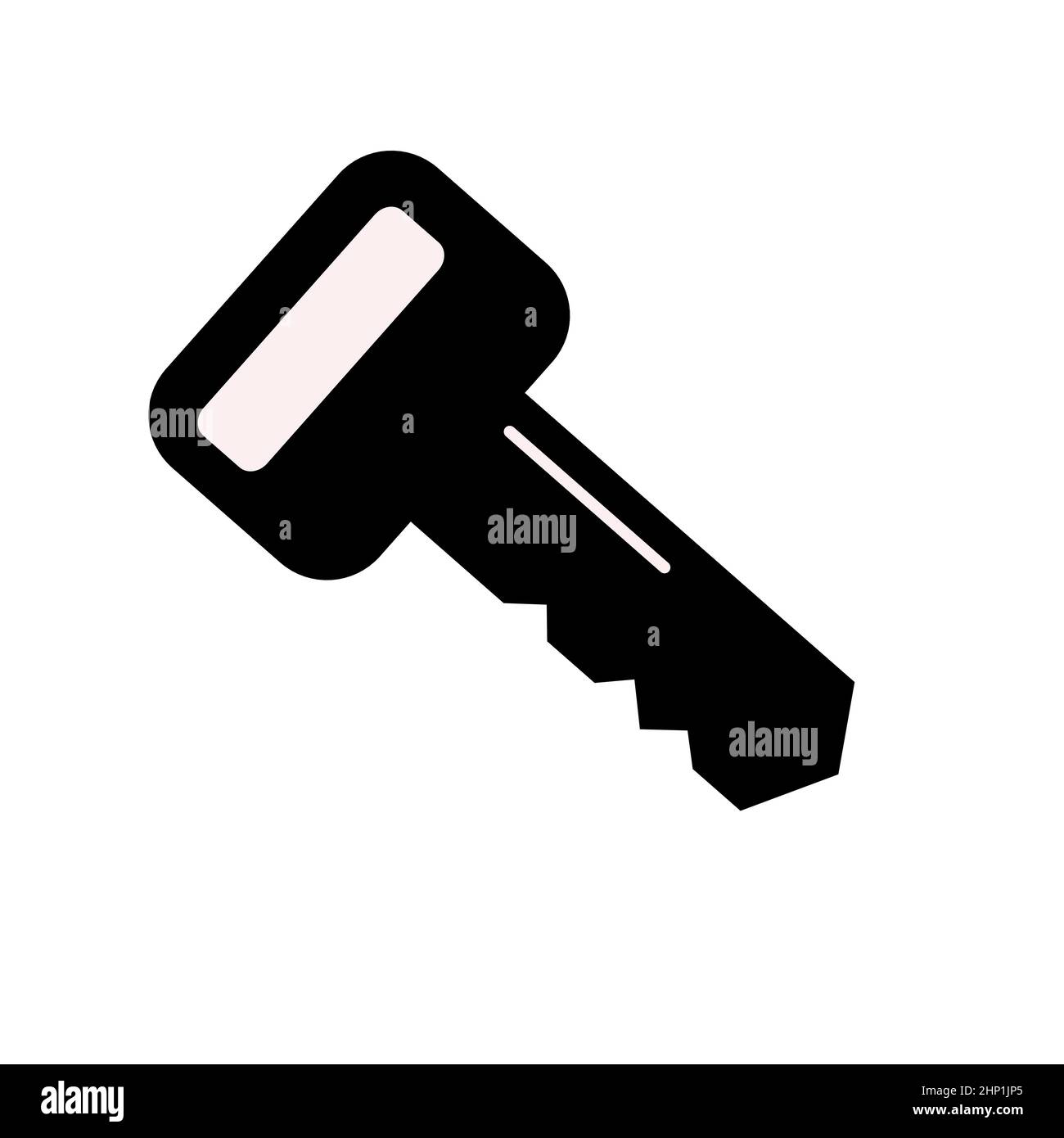 Abstraktes Vektor-Symbol auf der weißen, Illustration isoliert für Grafik-und Web-Design. Einfaches, flaches Symbol. Stock Vektor