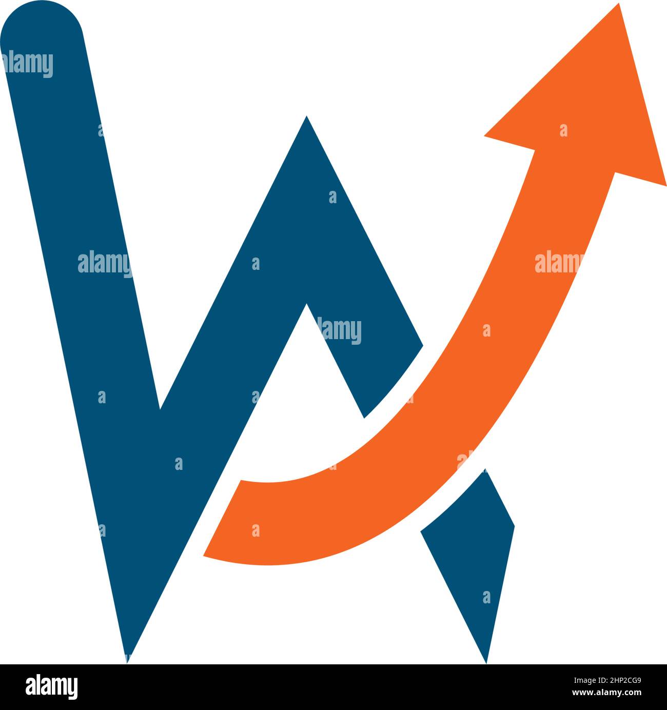 design-Vorlage für aw-Vektorgrafik mit Buchstabensymbol Stock Vektor
