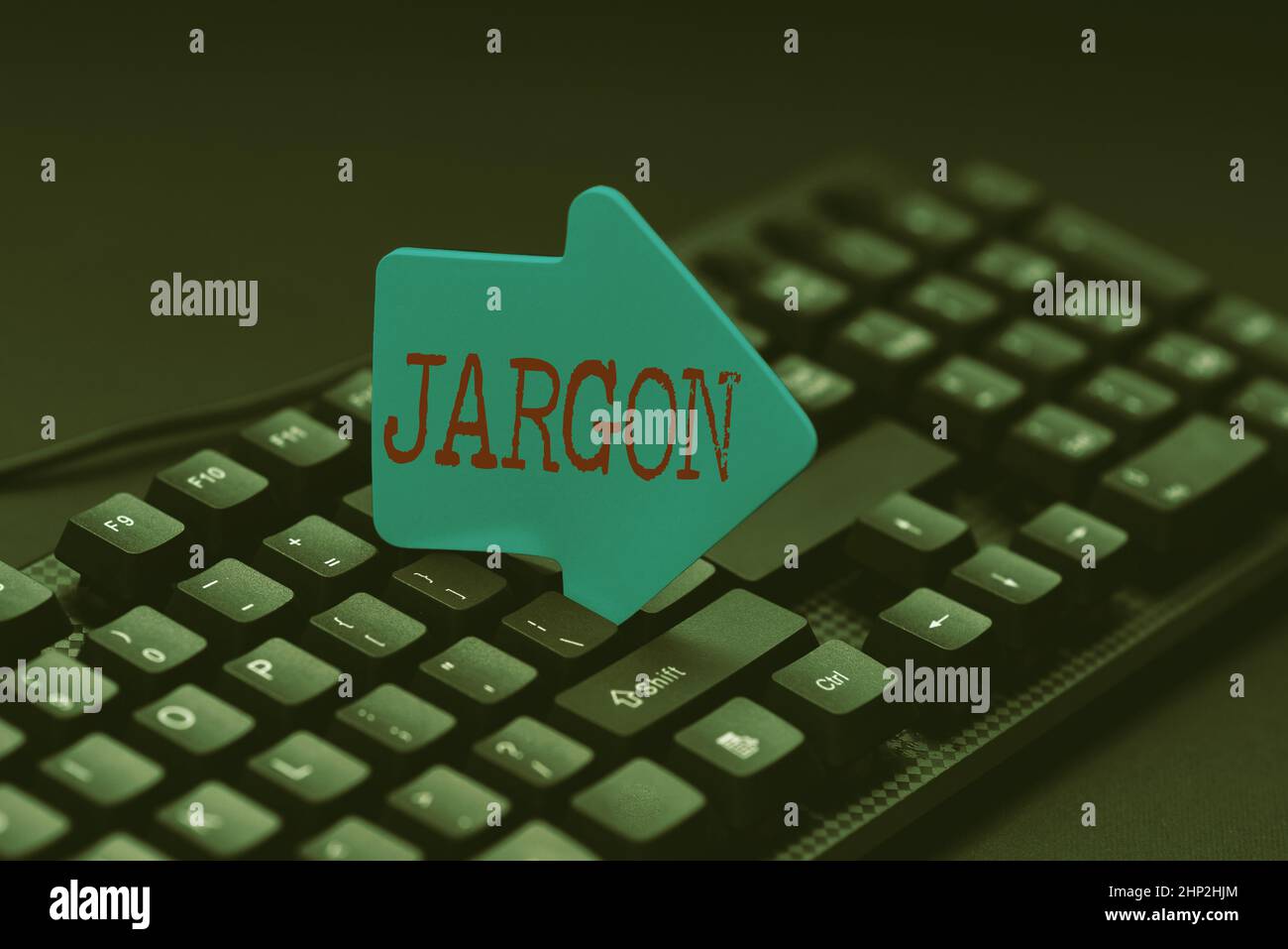 Handschrift Zeichen Jargon, Business Concept spezielle Wörter oder Ausdrücke, die von einem bestimmten Beruf verwendet werden Word Processing Program Ideen, loggen Sie sich ein Stockfoto