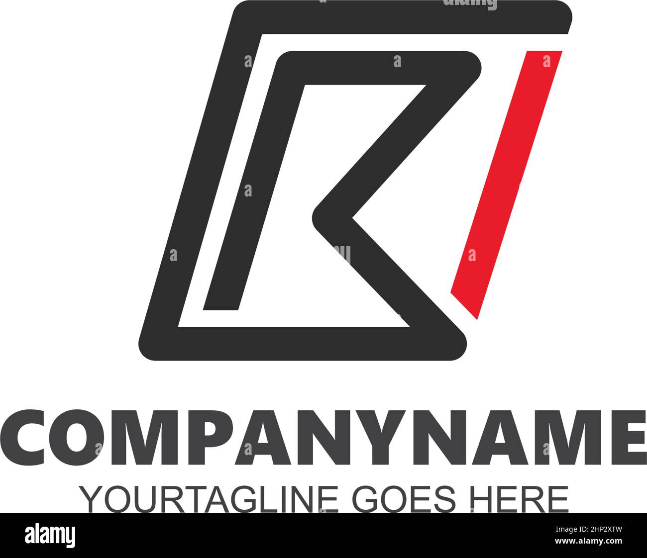 B Buchstaben oder zwei Buchstaben Symbol Design Vektor Illustration Stock Vektor