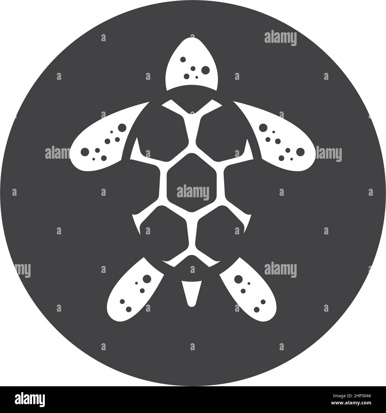 Vektordarstellung „Schildkröte“ Stock Vektor