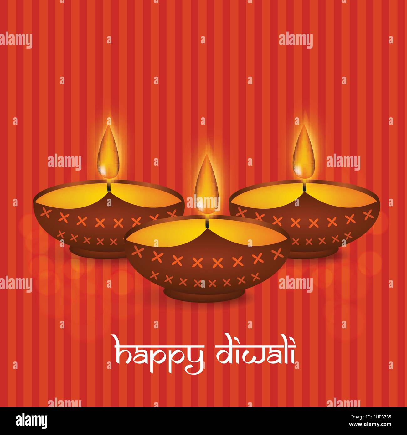 hindu-Festival Diwali Stock Vektor