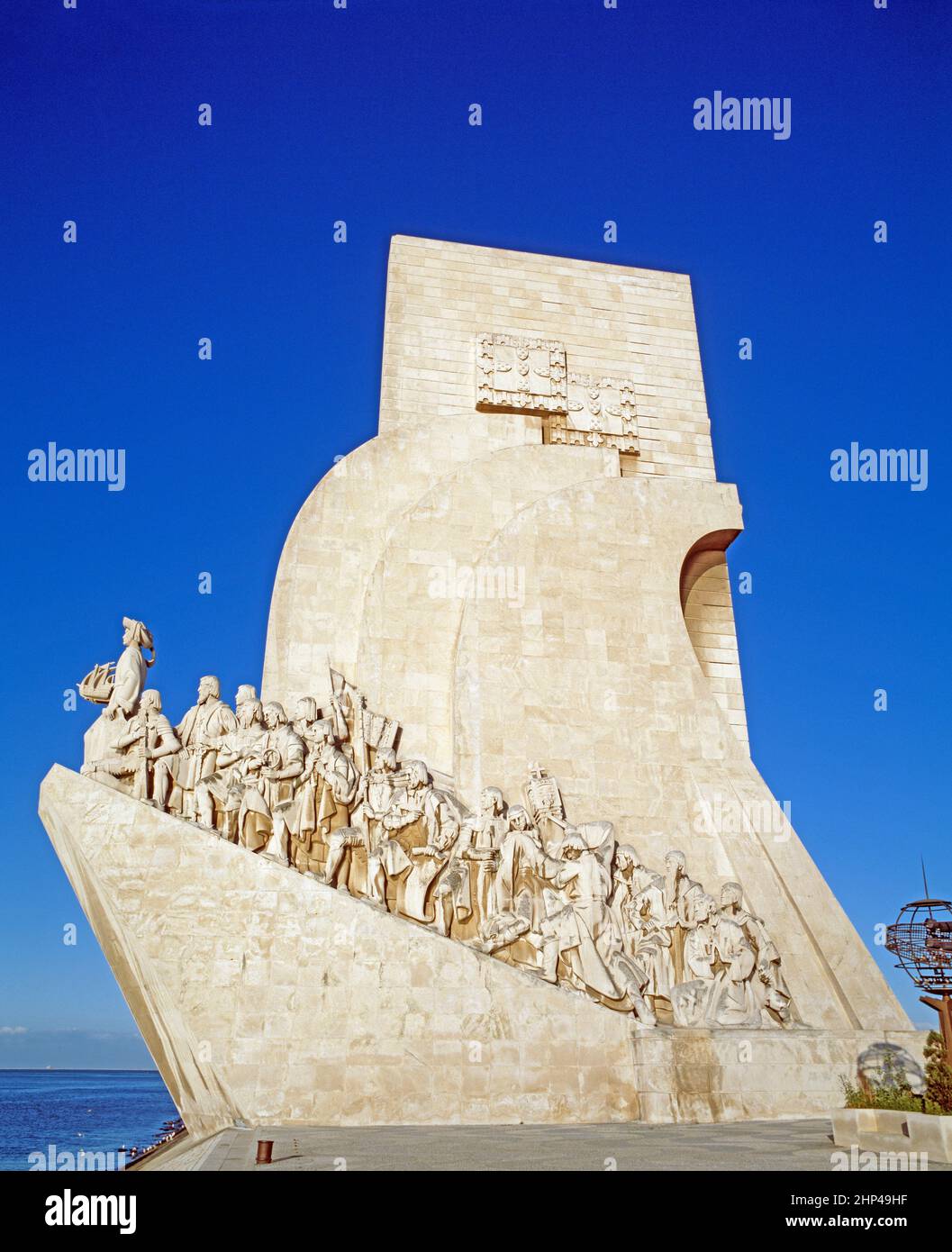 Portugal. Lissabon. Belem. Denkmal der Entdeckungen. Stockfoto