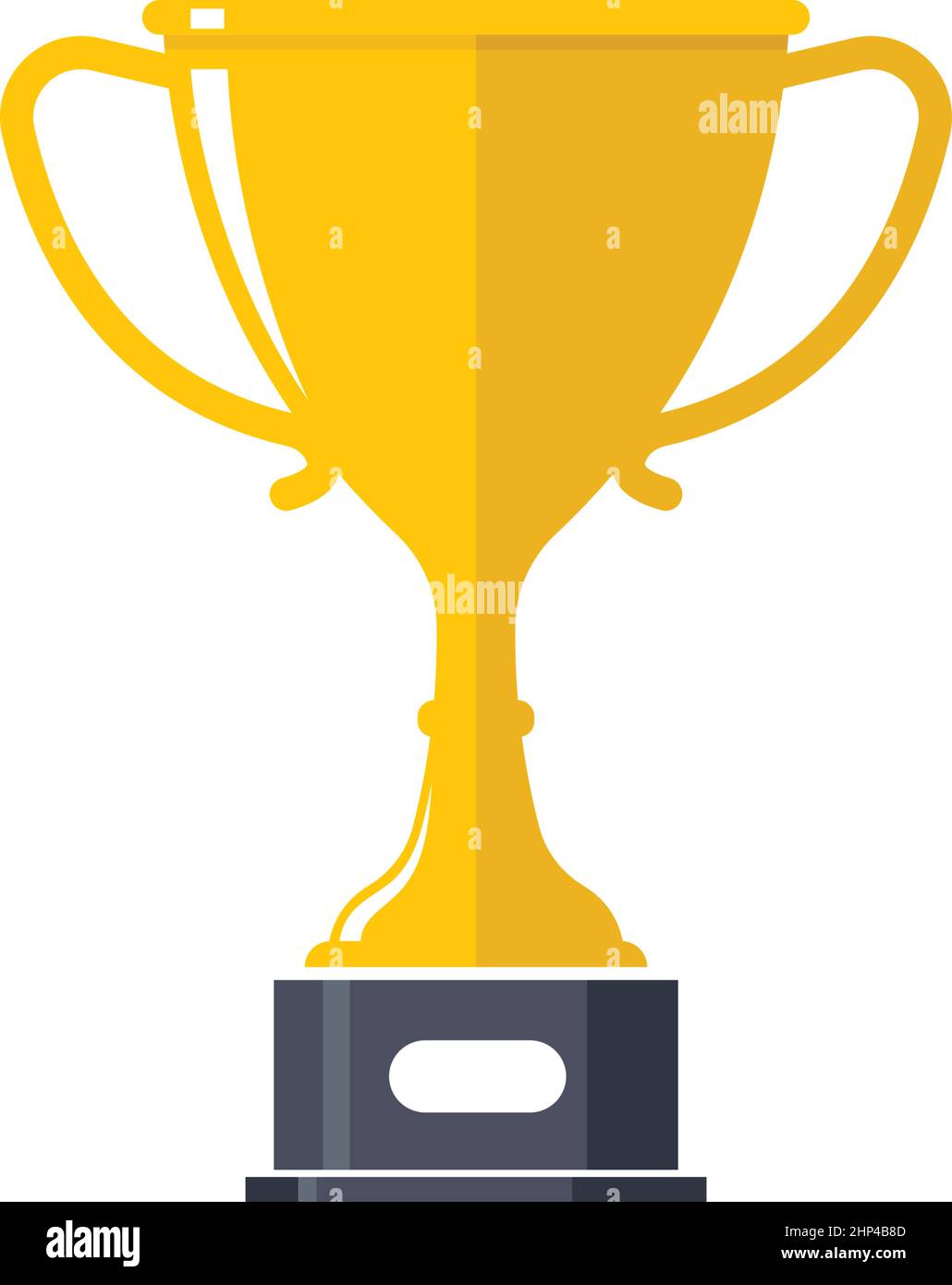 Vektor-Symbol für Trophäendarstellung der Illustration des Gewinners Stock Vektor