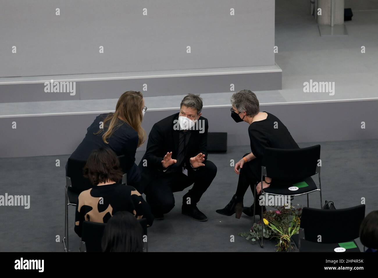 Berlin, 13. Februar 2022. Dr. Robert Habeck, Bundesminister für Wirtschaft und Klimaschutz. Stockfoto