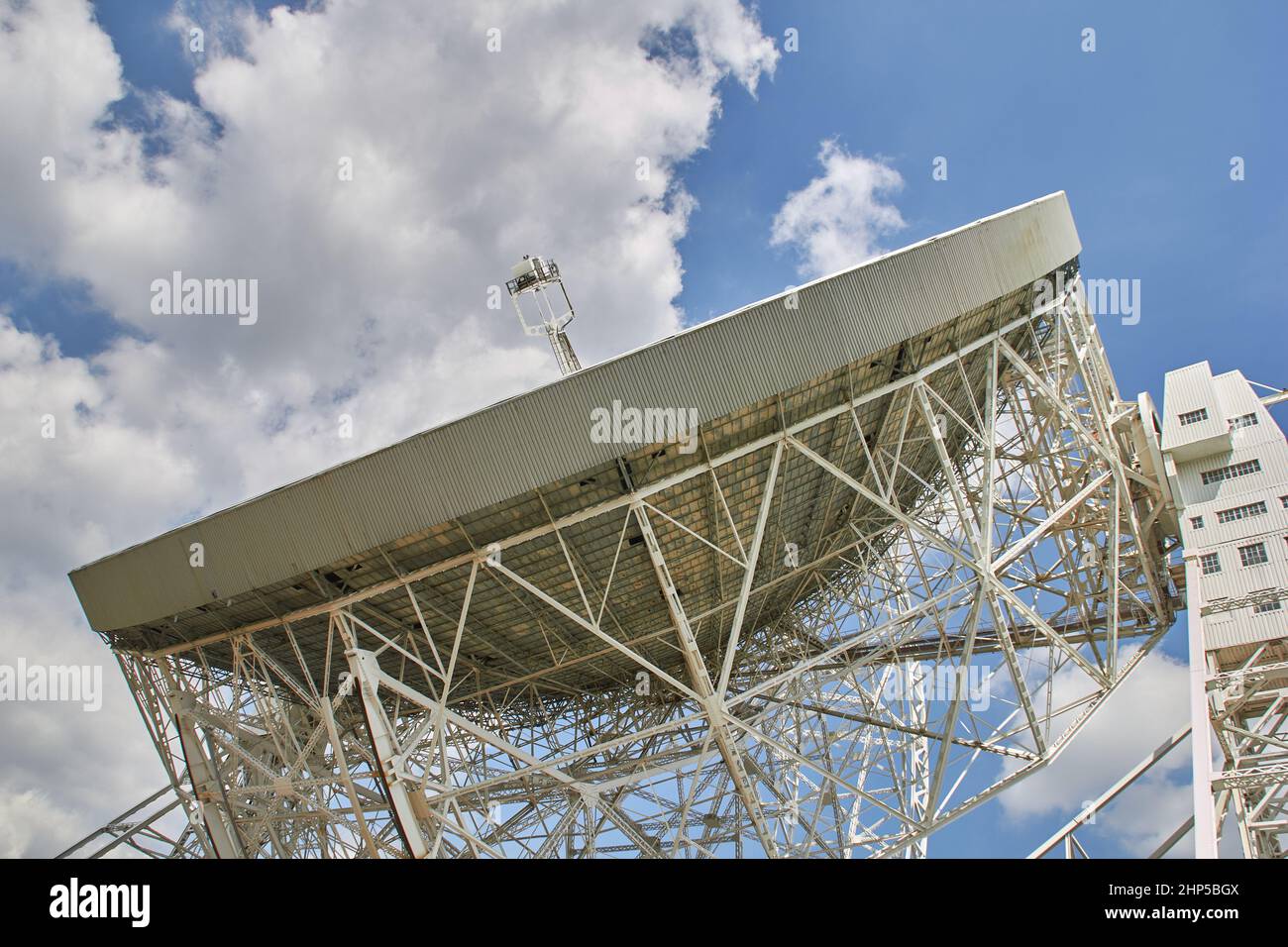 Lovell Radio Telescope am Jodrell Bank Observatorium Stockfoto