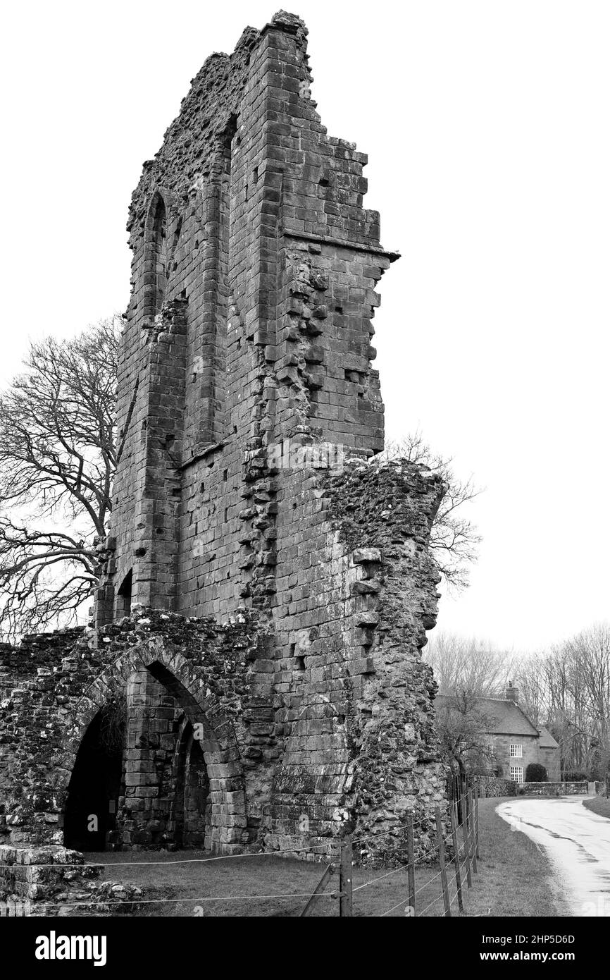 Croxden Zisterzienserkloster aus dem 12.. Jahrhundert in Staffordshire, England Stockfoto