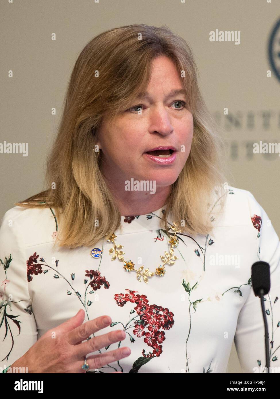 Dr. Ellen Stofan, Chefwissenschaftlerin der NASA, am Dienstag, den 9. Juni, 2015, Rede vor dem US-amerikanischen Institut für Frieden Stockfoto