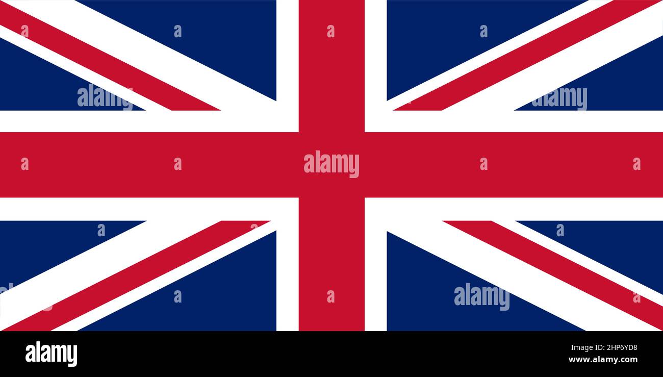 Abstrakte Flagge Großbritannien Stock Vektor