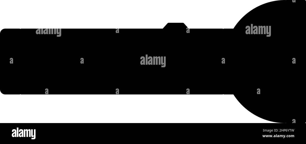 Taschenlampe Licht Gerät Symbol schwarz Farbe Vektor Illustration flachen Stil Bild Stock Vektor
