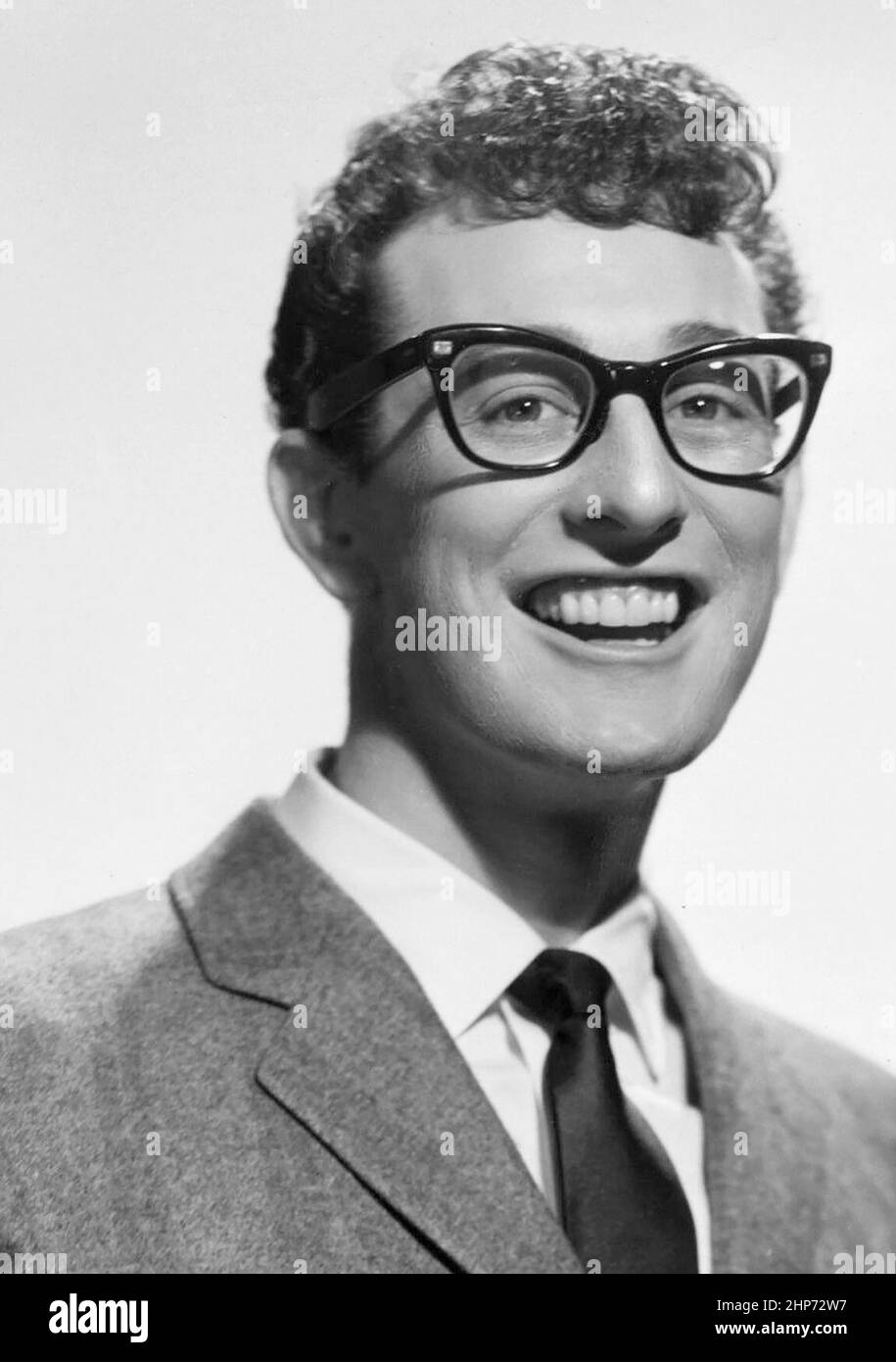 Buddy Holly Werbefoto für Brunswick Records ca. 1957 Stockfoto
