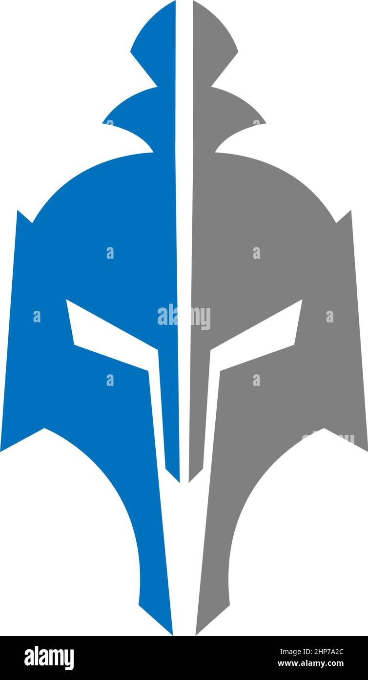 Gladiator, Spartan Icon Logo Design Vektor Stock Vektor