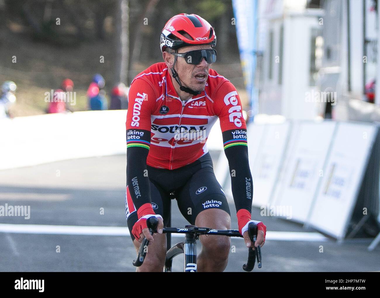 GILBERT Philippe von Lotto Soudal die Tour de la Provence 2022, Radrennen Etappe 3, Manosque - Montagne de Lure (169,1 km) am 13. Februar 2022 in Lure, Frankreich - Foto Laurent Lairys / DPPI Stockfoto