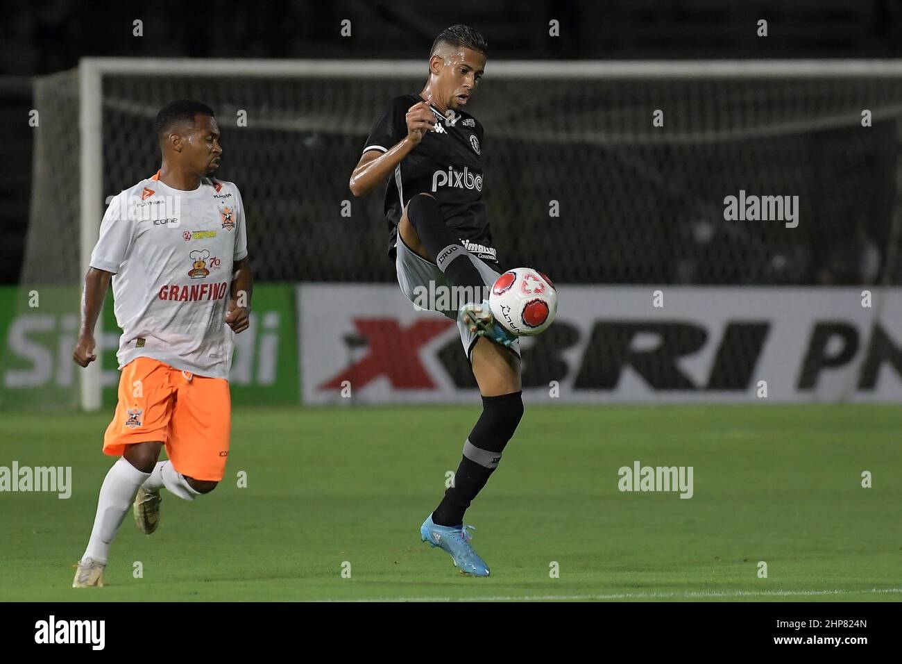 Rio de Janeiro, Brasilien, 2. Februar 2022 - Weverton-Fußballspieler aus Vasco-Team, während eines Spiels gegen Nova Iguaçu für die Carioca-Meisterschaft, Stockfoto