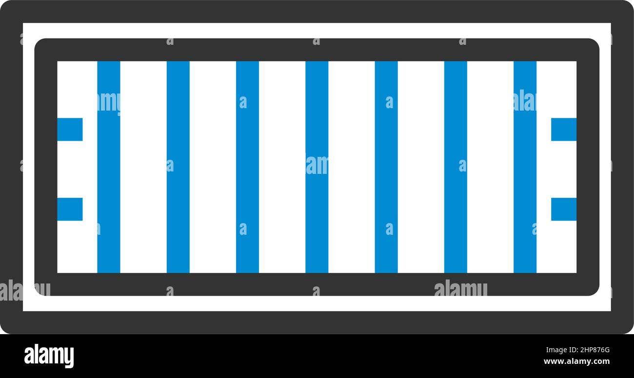 American Football Field Mark-Symbol Stock Vektor